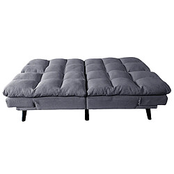 Acheter Pegane Canapé-lit rembourré ,canapé convertible en Tissu gris - Longueur 183 x Largeur 86,5 x Hauteur 81 cm