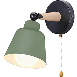 STOEX Applique Murale Moderne Vert Applique Murale Rétro Lampe Murale D'Intérieur E27
