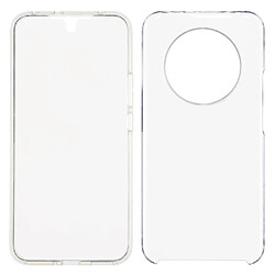 Htdmobiles Coque pour Realme 14 Pro+ Plus 5G - housse etui silicone gel fine 360 integrale (avant et arriere) + film ecran - TRANSPARENT