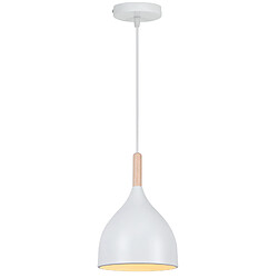 STOEX Plafonnier Moderne Suspension Luminaire Rétro Lustre En Métal Blanc