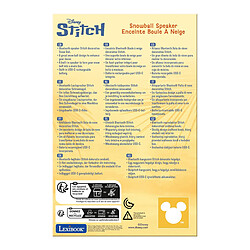 Acheter Lexibook Enceinte Bluetooth Boule à neige Stitch