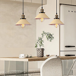 Avis Stoex Suspension luminaire industriel - Jaune