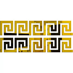 Autocollants miroir 3D en acrylique auto-adhésifs pour la taille, 5 cm/10 cm, pour le salon, décoration murale d'angle~01090 