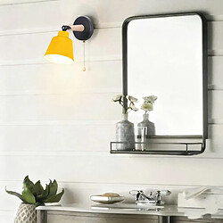 STOEX Applique Murale Moderne Applique Murale Rétro Lampe Murale D'Intérieur E27 Jaune