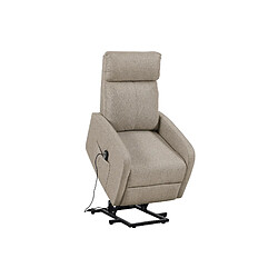 Pegane Fauteuil relax électrique - Beige