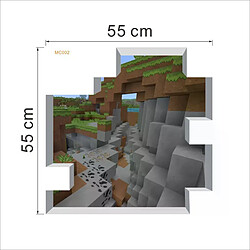 Autocollant mural 3D en mosaïque de dessin animé pour chambre d'enfant, affiches de jeu stéréoscopiques, cadeaux pour enfants, décoration murale autocollante en PVC~01122