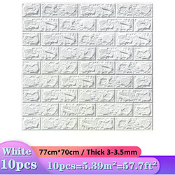 Autocollants muraux 3D VIP, livraison directe, imitation brique, panneaux auto-adhésifs imperméables, décoration d'intérieur, papier peint pour salon~00690 