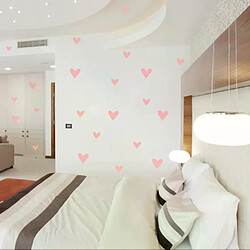 25 autocollants muraux en forme de cœur pour chambre d'enfant, décoration de salle de bain, DIY~01955