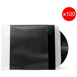 Avis Reloop Premium 12 Vinyl LP Sleeves - Transparent