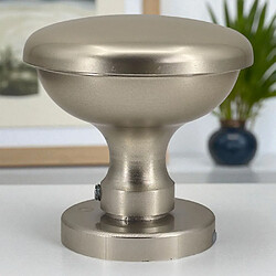 Bouton de porte fixe en aluminium Poignée exterieure ronde champagne Bricard