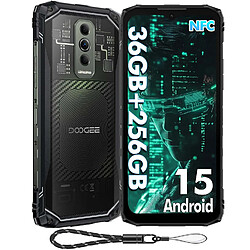 DOOGEE Blade 10 Ultra Energy Smartphone Incassable Android 15 - 36 Go+256Go 6.56'' 6150mAh NFC -Noir