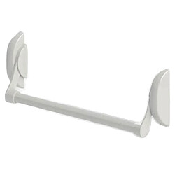 DOM METALUX Serrure barre anti-panique 1 point exiDOM coupe-feu en applique réversible aluminium 1150 mm