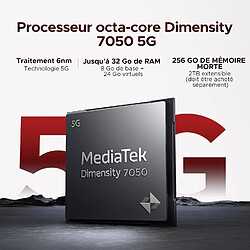 DOOGEE Blade 20 Play 5G Smartphone Incassable Android 15 - 32Go+256Go 10300mAh 50MP+16MP 6.6'' NFC - Noir