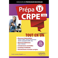 Prépa CRPE tout-en-un, concours L3