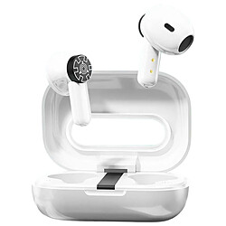 Wekome Écouteurs TWS Sans Fil Bluetooth 5.2 Vanguard avec Boitier de Charge Blanc / Noir