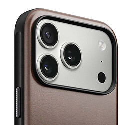 Avis Nomad Coque pour iPhone 17 Pro MagSafe en Cuir Horween Antichocs Marron foncé