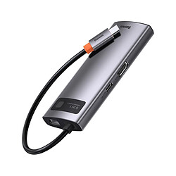 Hub USB-C en métal Baseus Gleam 6 en 1