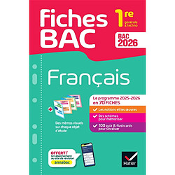 Français, 1re générale & techno : bac 2026