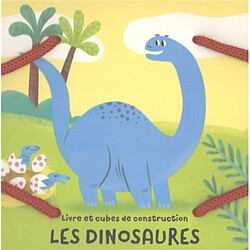 Les dinosaures : livre et cubes de construction