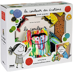 La couleur des émotions : le livre pop-up + la peluche multicolore collector