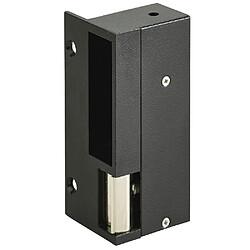 Gache électrique en applique Beugnot 120 mm 24V électro inversé gauche tirant serrure verticale