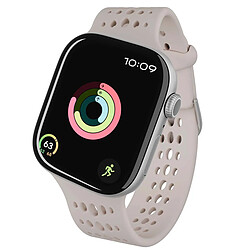 Decoded Bracelet Ares O pour Apple Watch 38 à 42mm en Silicone Beige