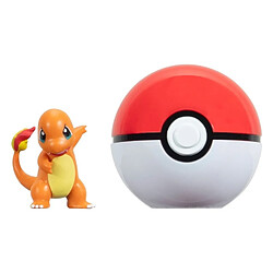 Jazwares Pokémon - Clip'n'Go Poké Balls Salamèche 1 & Poké Ball