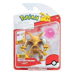 Jazwares Pokémon - Figurine Battle Feature Alakazam 11 cm pas cher