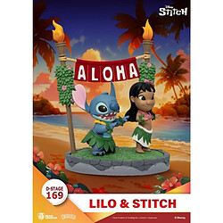 Beast kingdom toys Figurine diorama Lilo & Stitch - 16 cm pas cher