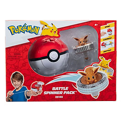 Jazwares Pokémon - Pokémon Battle Spinner Pack Évoli & Poké Ball