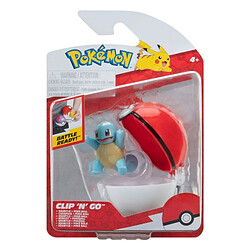 Jazwares Pokémon - Clip'n'Go Poké Balls Carapuce 3 & Poké Ball
