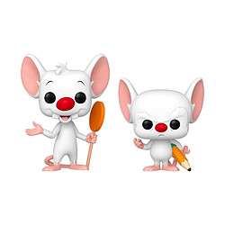 Funko Figurines POP Animaniacs Pinky & The Brain - Lot de 2 Figurines POP Animaniacs - Pack 2 personnages - en vinyle - dès 3 ans