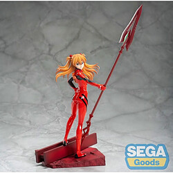 Sega Figurine Evangelion Asuka Langley - 20 cm Figurine pop culture - Evangelion 3.0+1.0 - Asuka Shikinami - série Luminasta