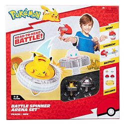 Jazwares Pokémon - Pack 2 Battle Spinner Pack Salamèche & Poké Ball