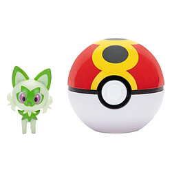 Jazwares Pokémon - Clip'n'Go Poké Balls Poussacha & Bis Ball