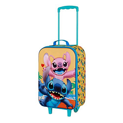 Karactermania Lilo & Stitch - Valise Trolley Soft 3D Stitch Ocean Blue 52 cm