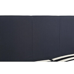 Acheter Homy France Lit 2 places 160x200 cm tissu gris sommier inclus KELIA
