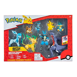 Jazwares Pokémon - Pack 8 figurines Battle Sinnoh Region 5-11 cm