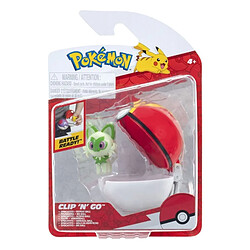 Jazwares Pokémon - Clip'n'Go Poké Balls Poussacha & Bis Ball