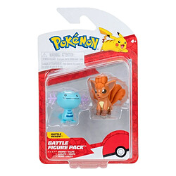 Jazwares Pokémon - Pack 2 figurines Battle Figure Set Axoloto & Goupix
