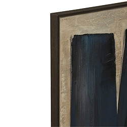 Acheter Mes Toile murale abstraite 82,5x122,5 cm bleu nuit, noir et beige