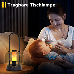 Zmh Lampe de chevet LED portable - Noir pas cher
