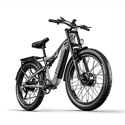 Shengmilo velo electrique S600 Moteur 2000W (2*1000W)- Samsung batterie 48V 17.5Ah - Autonomie 100km - avec pneus 20"*4.0 - VTT/VAE homme
