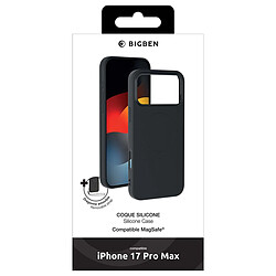 Acheter BigBen Connected Coque MagSafe pour iPhone 17 Pro Max en Silicone Ultra Rigide Noir