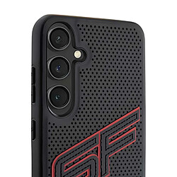 Ferrari Coque pour Galaxy S24 au design perforé AntiChoc Noir