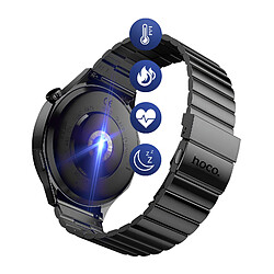 Hoco Hoko Montre Connectée Bluetooth 5.3 Étanche IP68 avec Suivi Santé Noir pas cher
