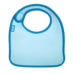 Built Lot 2 Bavoirs pour Bébé Série Mess Mate en Néoprène Imperméable Bleu