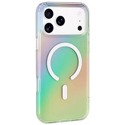 Bigben Coque MagSafe - IPhone17 Pro Max - Semi-transparente - Irisée