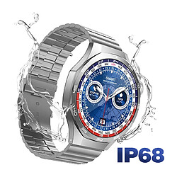 Acheter Hoco Hoko Montre Connectée Bluetooth 5.3 Étanche IP68 avec Suivi Santé Argent