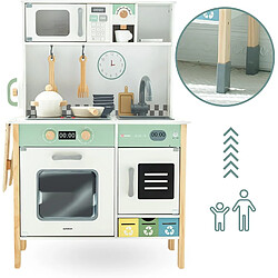 Acheter Cuisine Enfant Interactive en Bois 31*85*98 - Lave-Linge, Lave-Vaisselle, Tableau, Accessoires